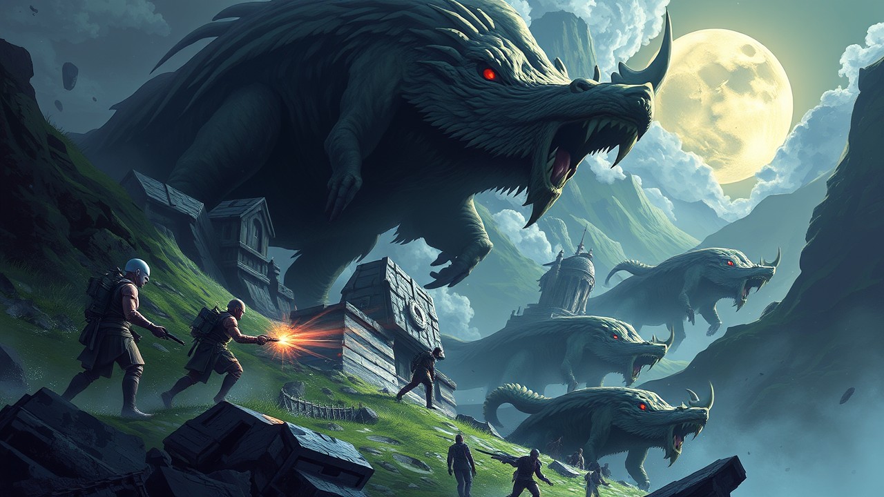Mystical forest concept art