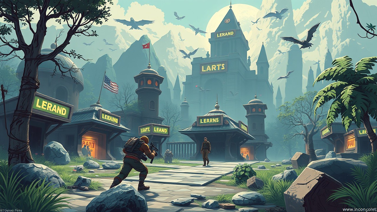 Enchanted forest concept art